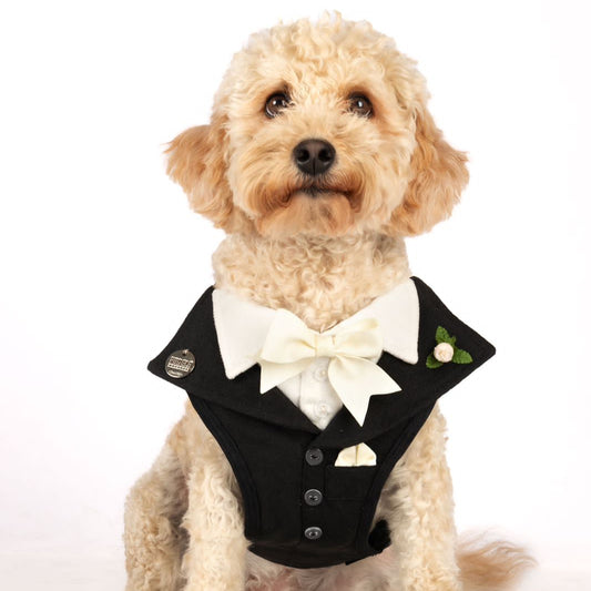 PECHERA ELEGANTE BODA NEGRA