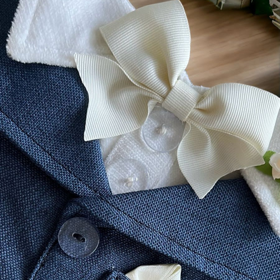 PECHERA ELEGANTE BODA INDIGO