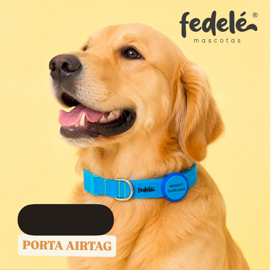 PORTA AIRTAG EN GOMA PARA COLLARES