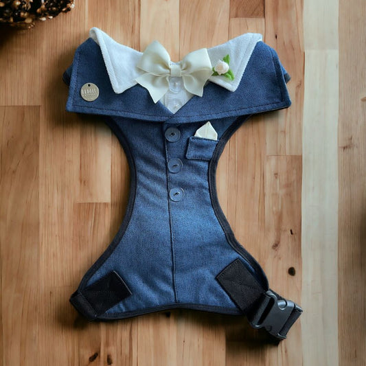 PECHERA ELEGANTE BODA INDIGO