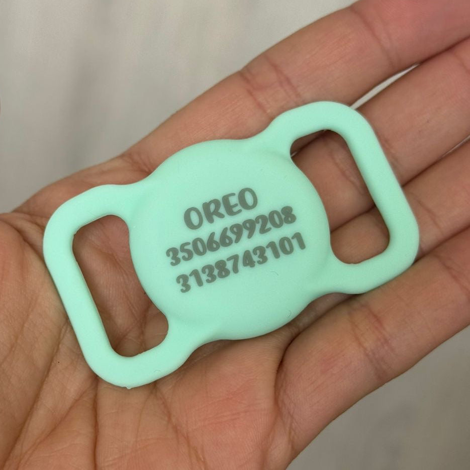 PORTA AIRTAG EN GOMA PARA COLLARES