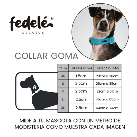 GUIA COLLAR GOMA
