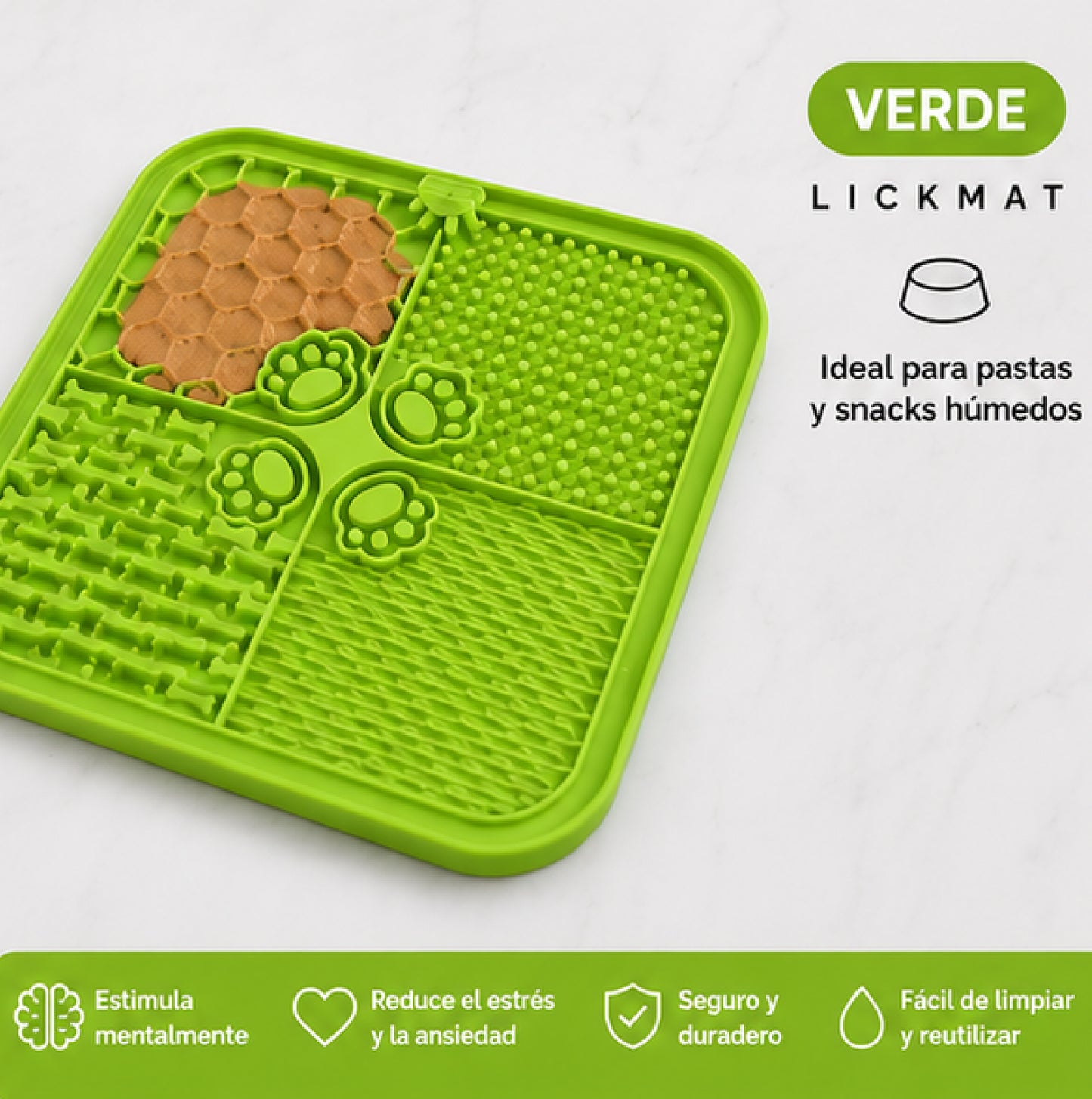 LICKMAT - TAPETE DE SILICONA INTERACTIVO