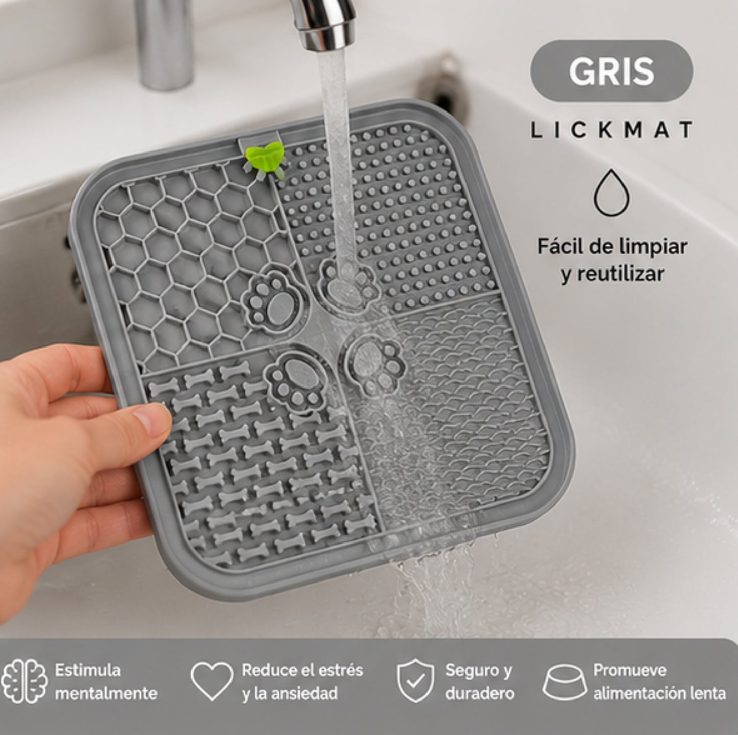 LICKMAT - TAPETE DE SILICONA INTERACTIVO