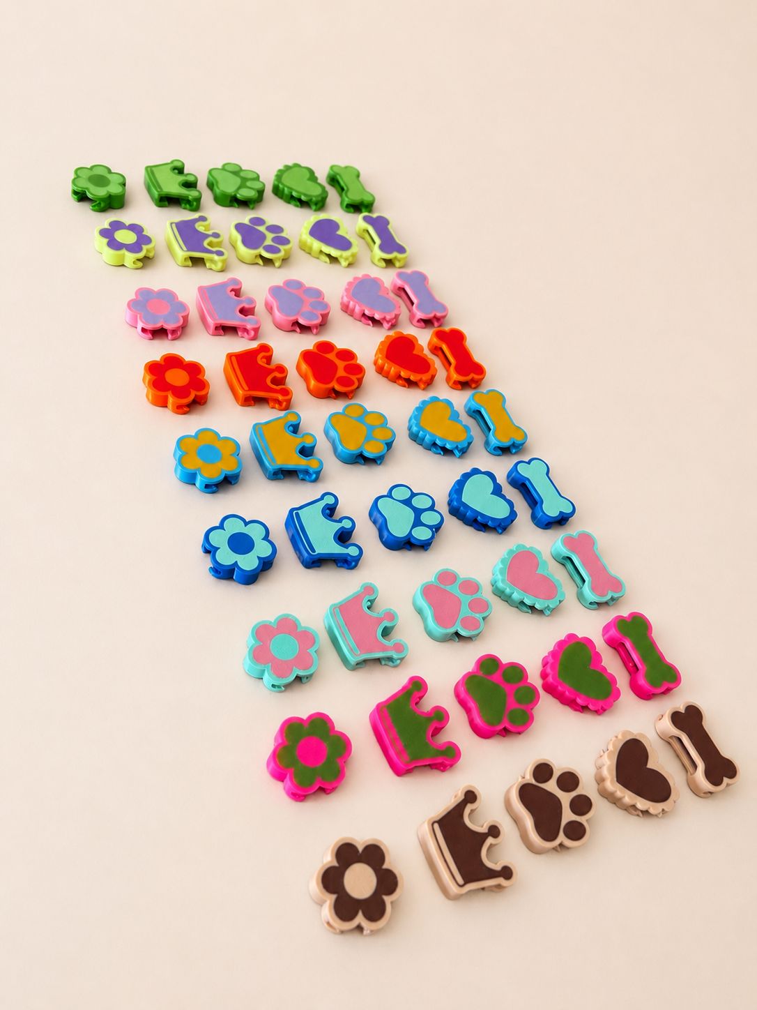 Placa Id Tipo Charm Plastico