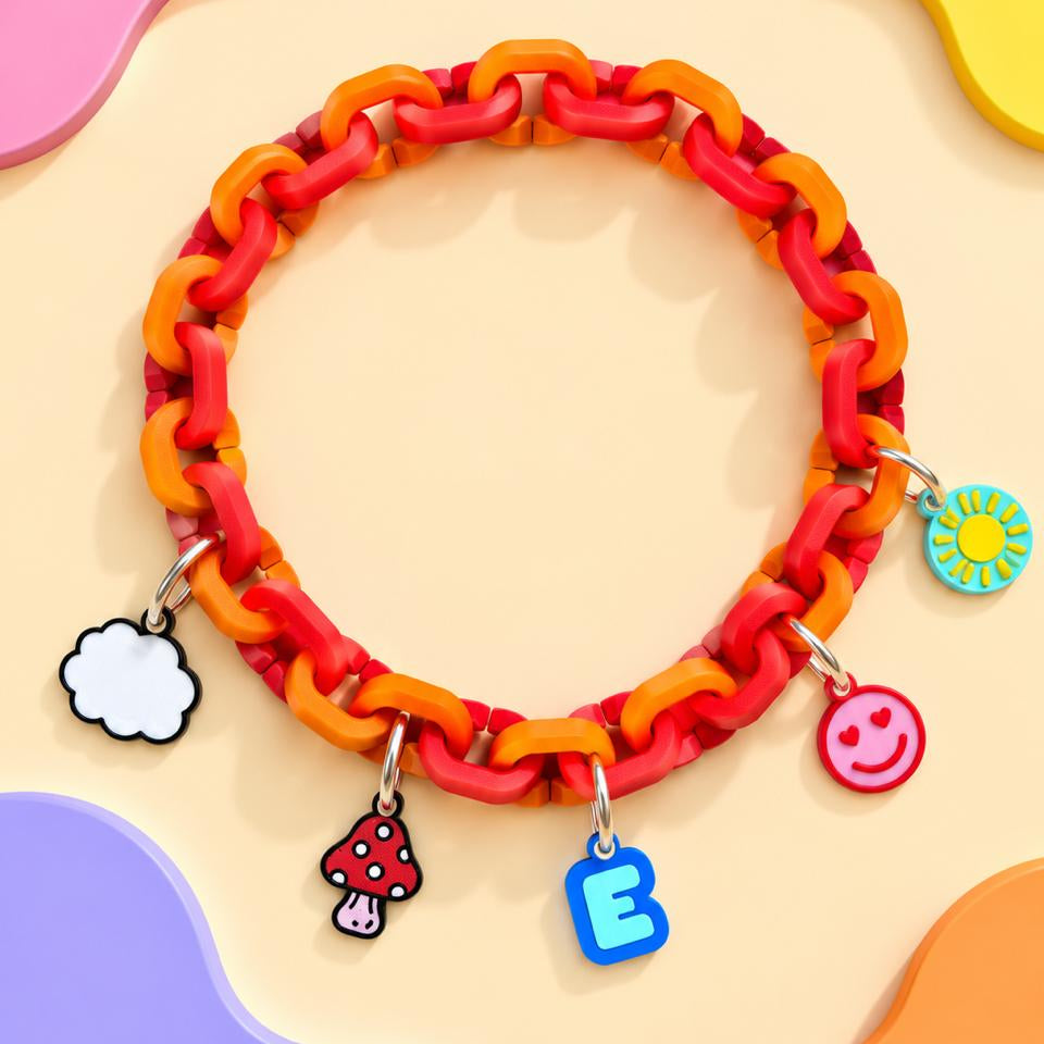 Collar de Eslabones + Charms Personalizables