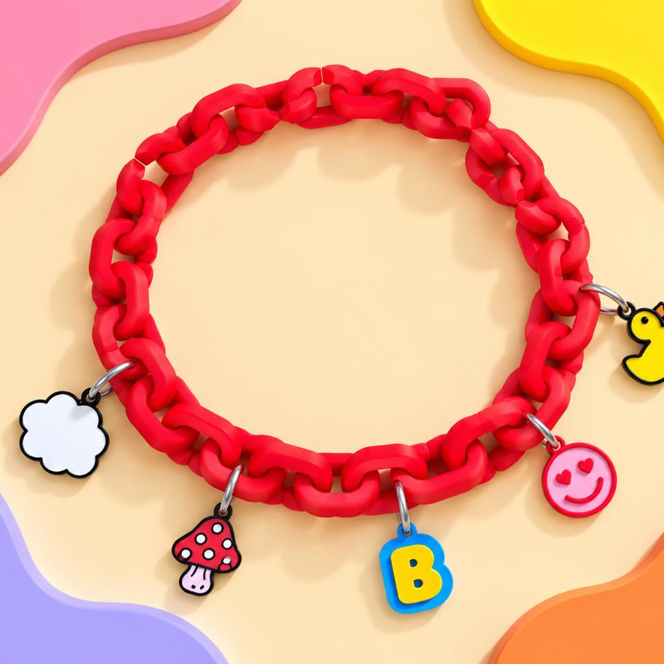 Collar de Eslabones + Charms Personalizables