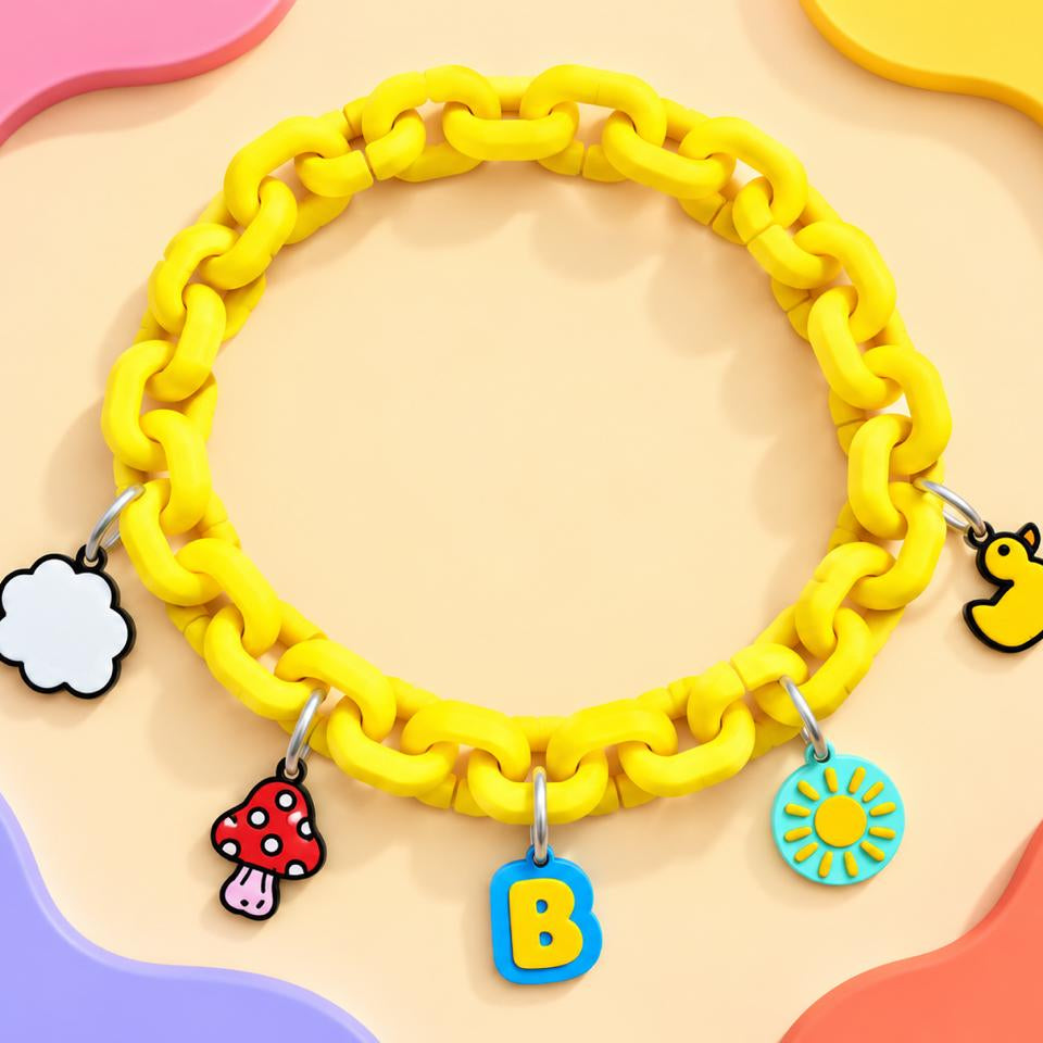Collar de Eslabones + Charms Personalizables