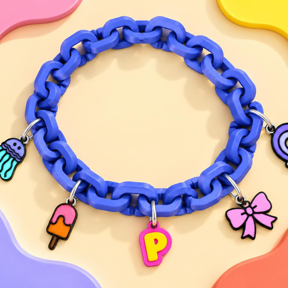 Collar de Eslabones + Charms Personalizables