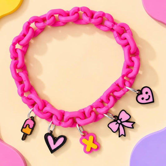 Collar de Eslabones + Charms Personalizables