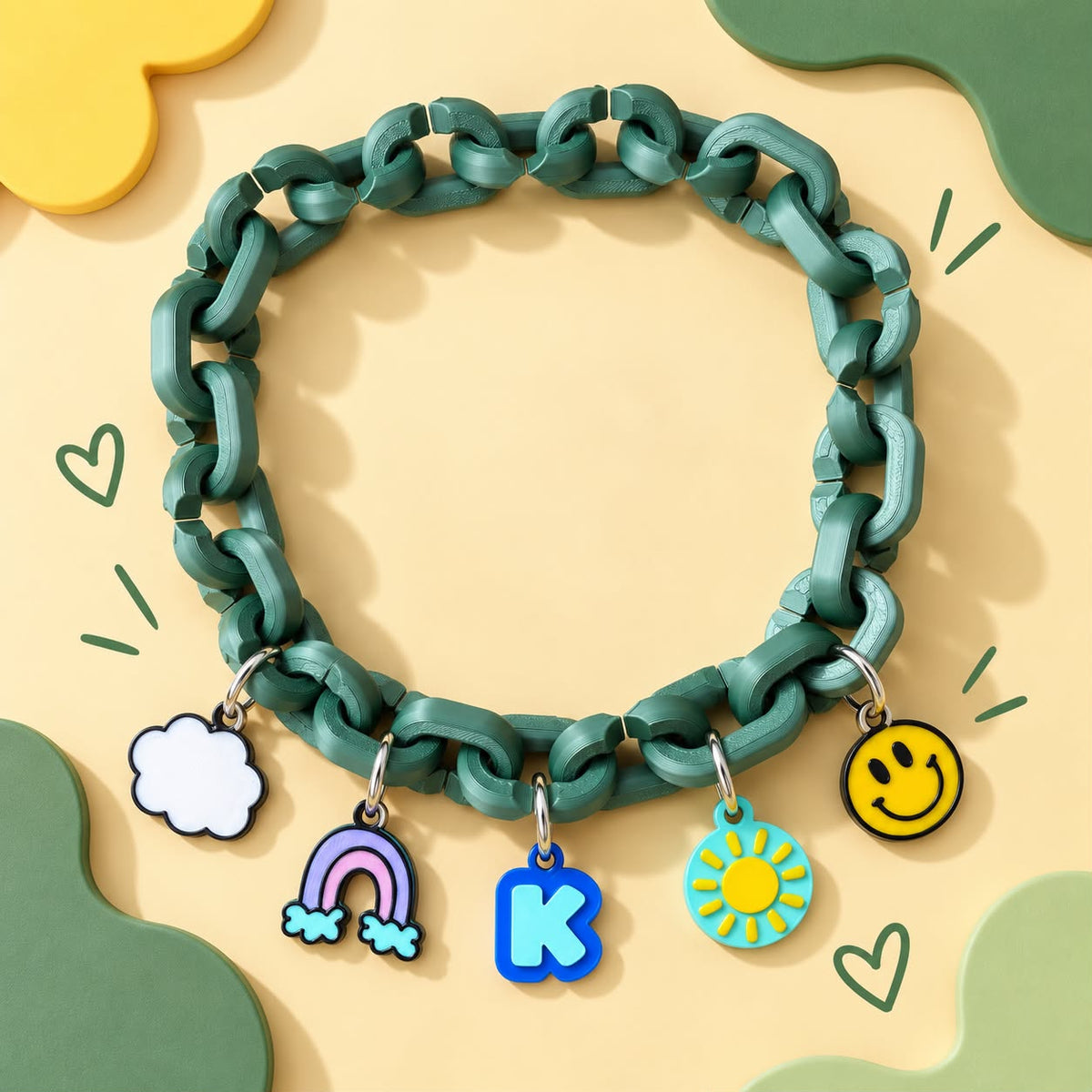 Collar de Eslabones + Charms Personalizables