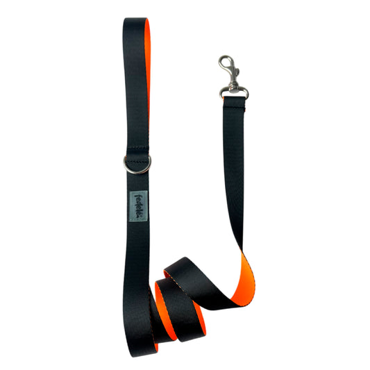 CORREA BASIC CLASSIC NEGRO - NARANJA