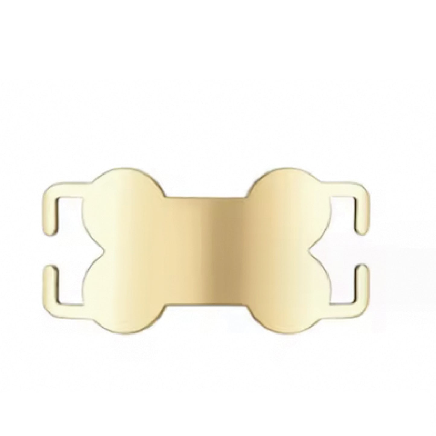 PLACA ACERO HUESO PARA COLLAR